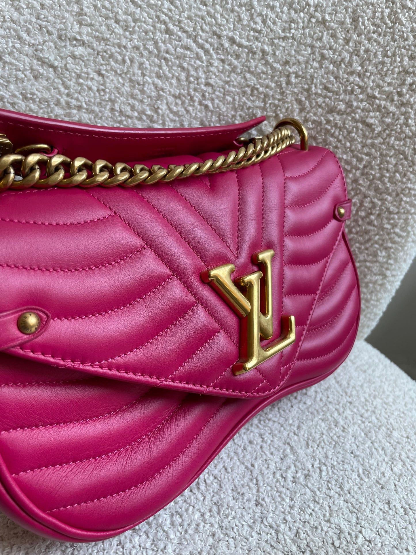 Louis Vuitton New Wave MM Bag in Pink