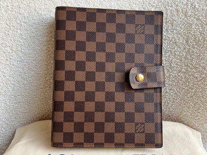Louis Vuitton Damier Ebene Large Ring Agenda Cover (RRP £595)