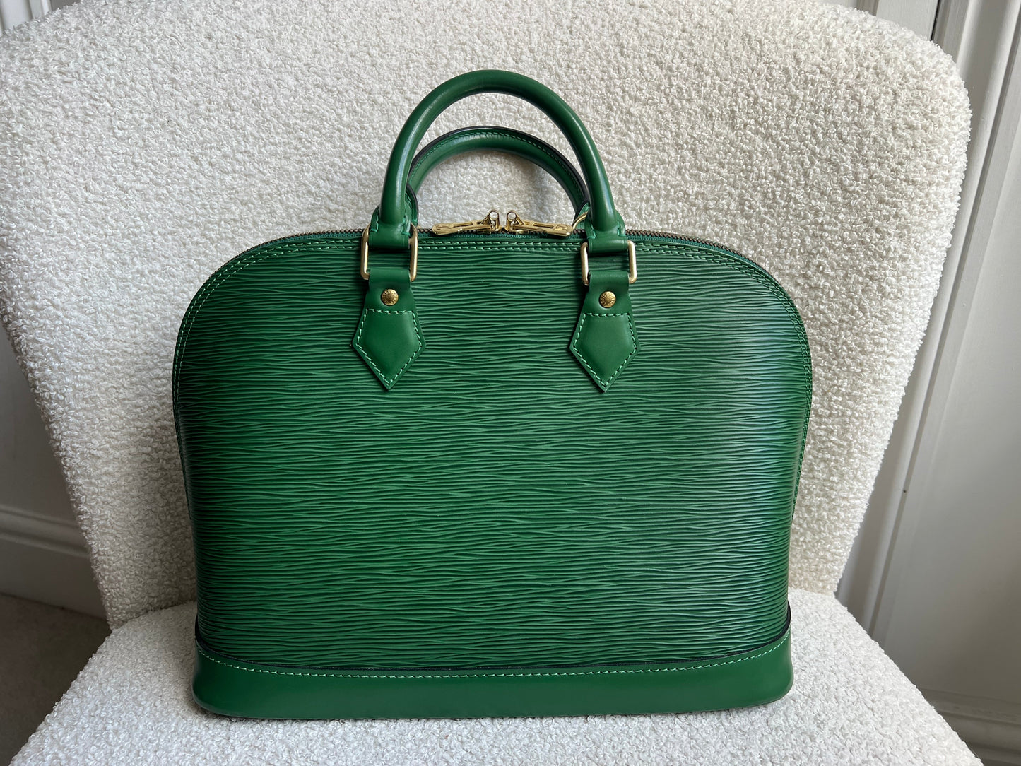 Louis Vuitton Alma PM Green Epi