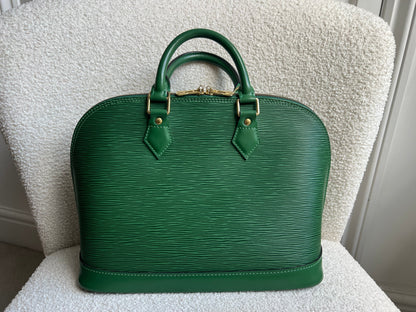 Louis Vuitton Alma PM Green Epi
