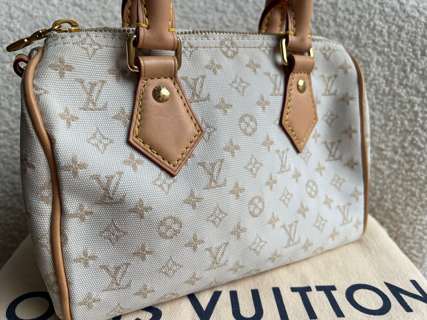 Louis Vuitton Speedy Bandouliere 20 Mastic Cream (£2420)