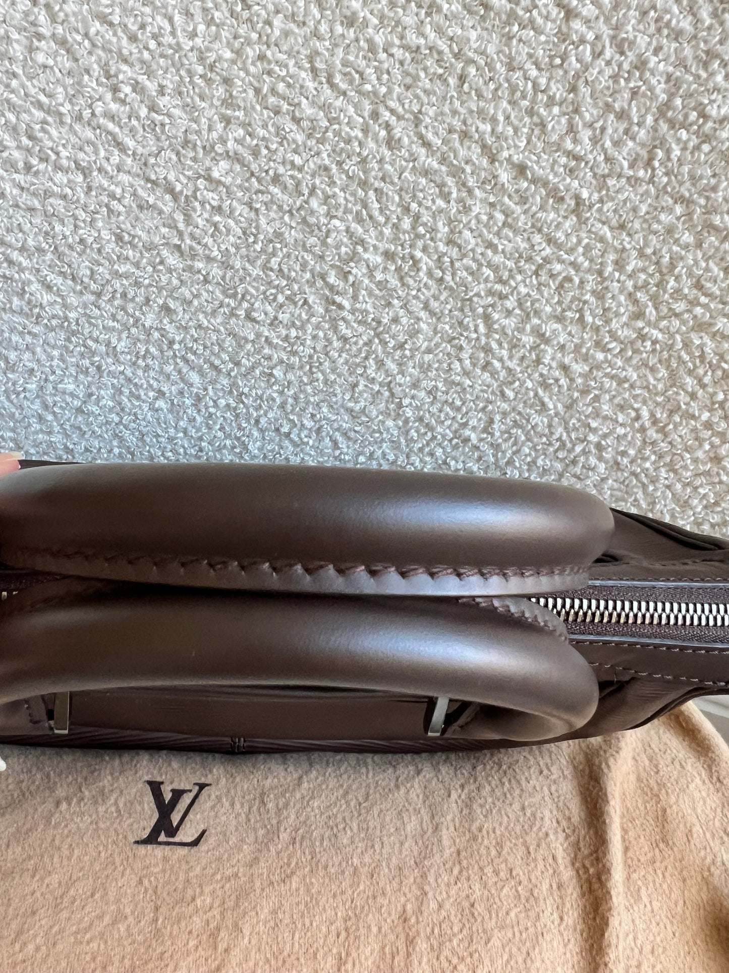 Louis Vuitton Dhanura PM Dark Brown Epi Leather