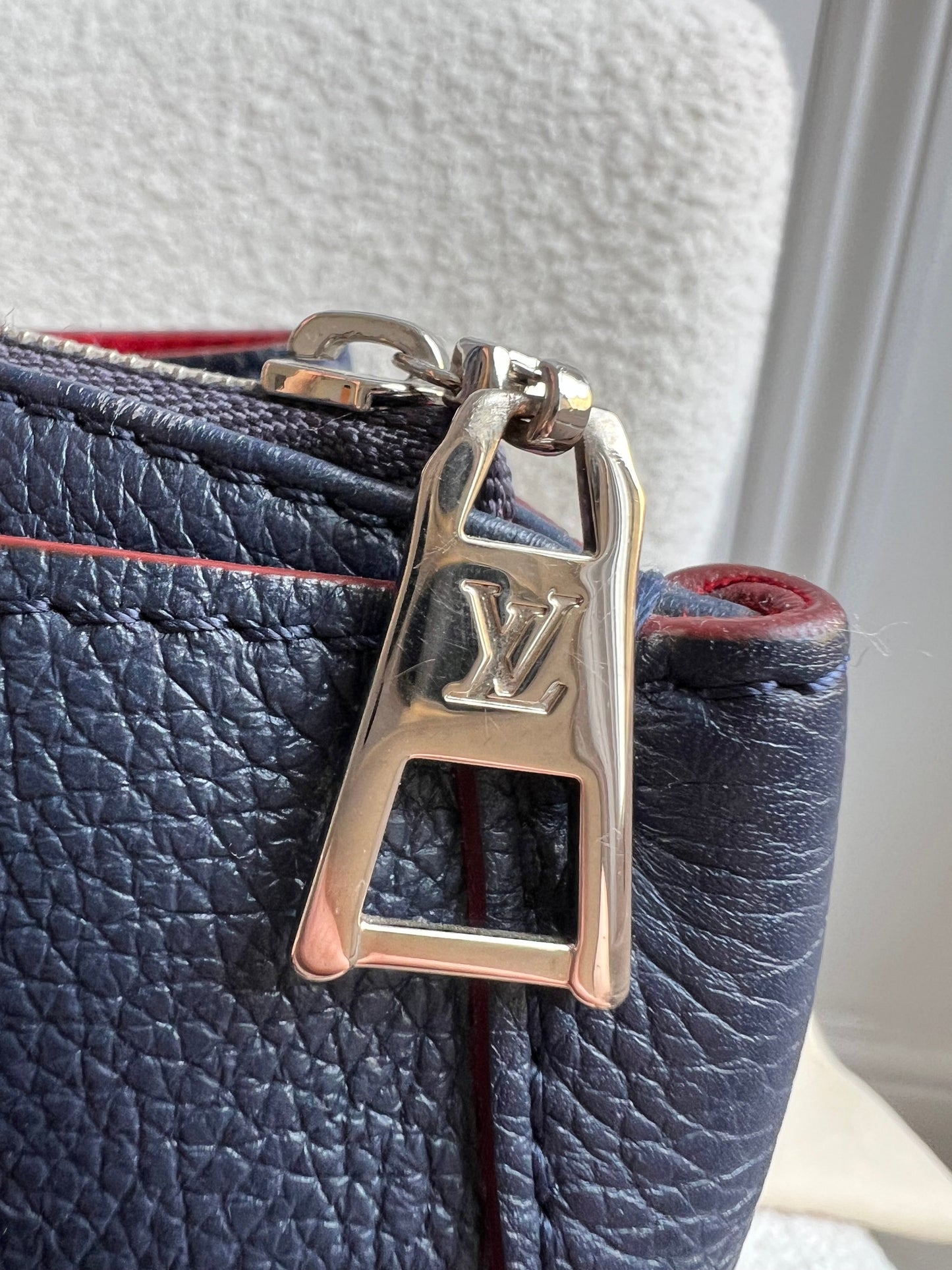 Louis Vuitton Lockmeto Bag in Marine Rouge