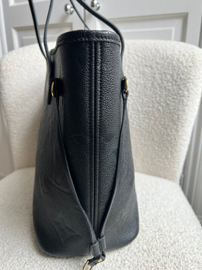 Louis Vuitton Neverfull MM Black Empreinte (RRP £1,970)