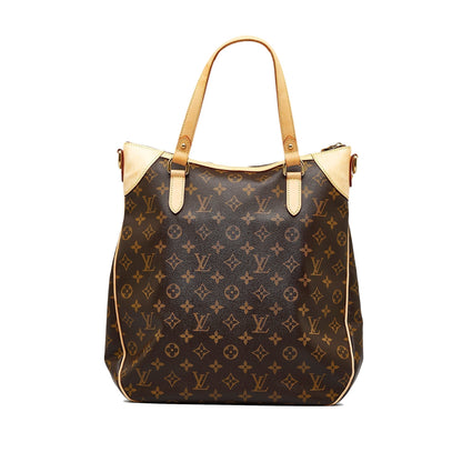Brown Louis Vuitton Monogram Odeon GM Satchel
