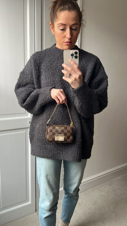 Louis Vuitton Limited Edition Trunks and Locks Mini Pochette Accessoires in Damier Ebene