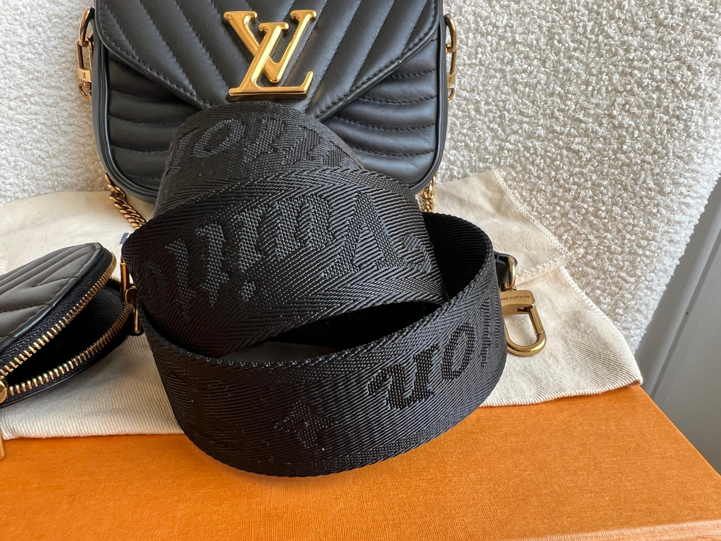 Louis Vuitton Black New Wave Multi Pochette (RRP £2070)