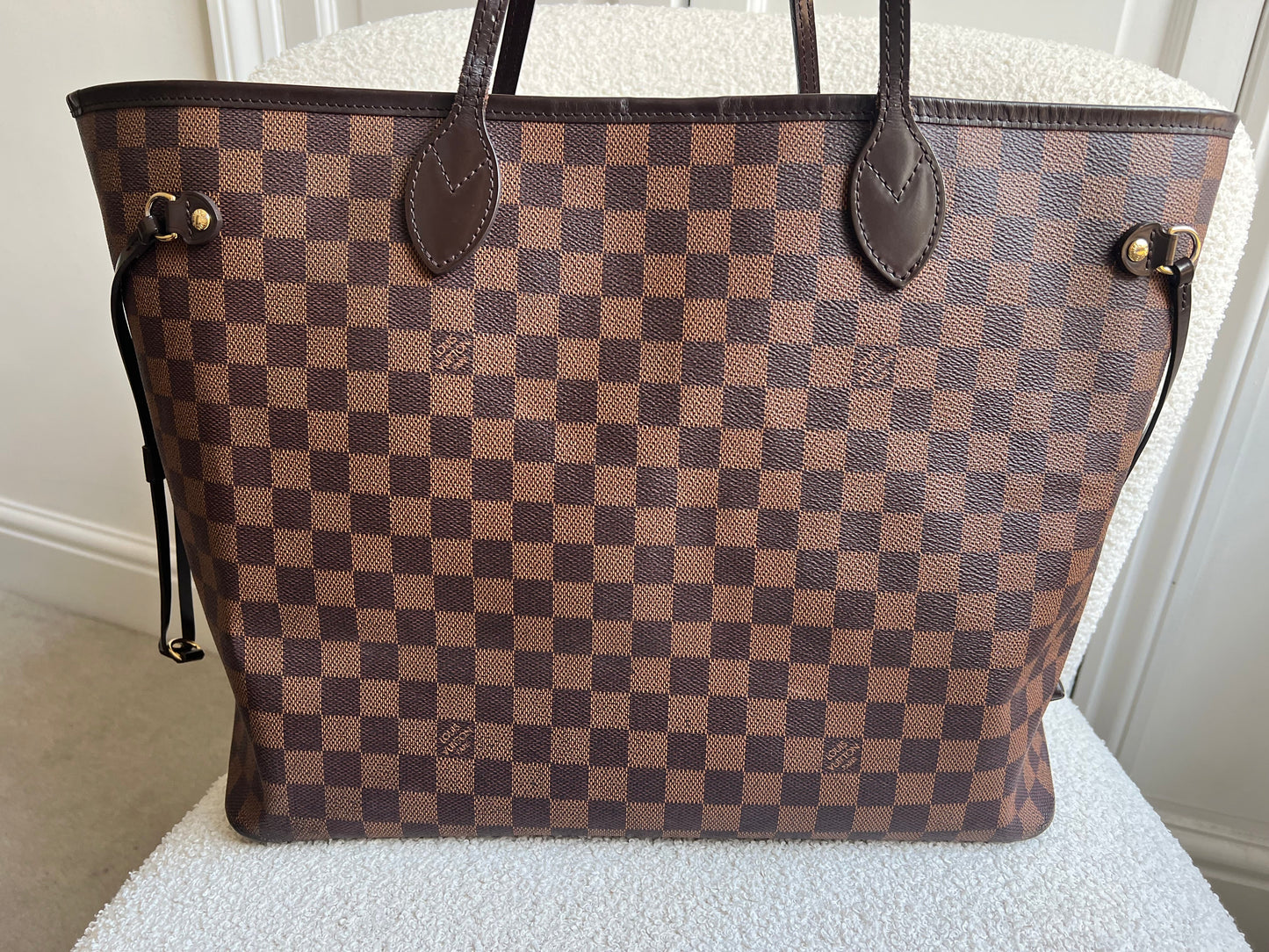 Louis Vuitton Neverfull GM Damier Ebene Cherry Interior (RRP £1,500)