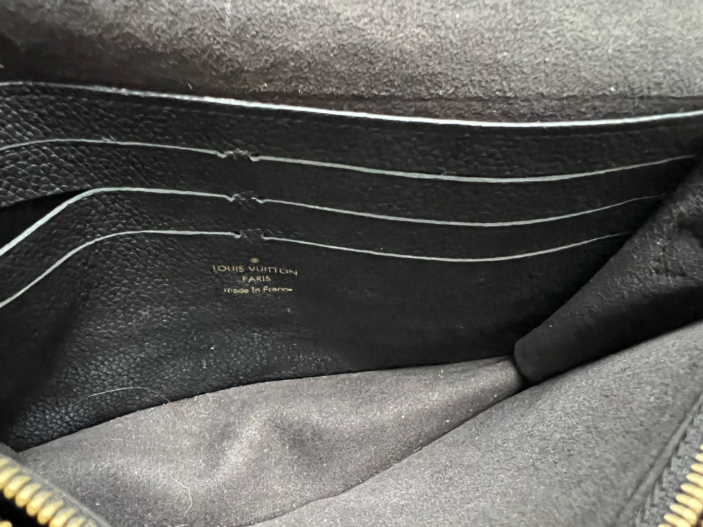 Louis Vuitton Black Empreinte Vavin Chain Wallet (RRP £1430)