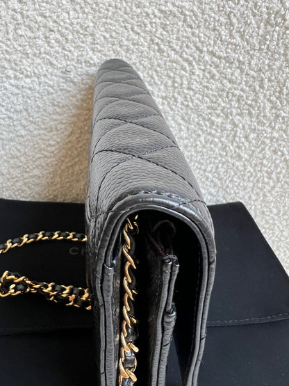 Chanel Black Caviar Wallet on Chain (RRP £2,930)