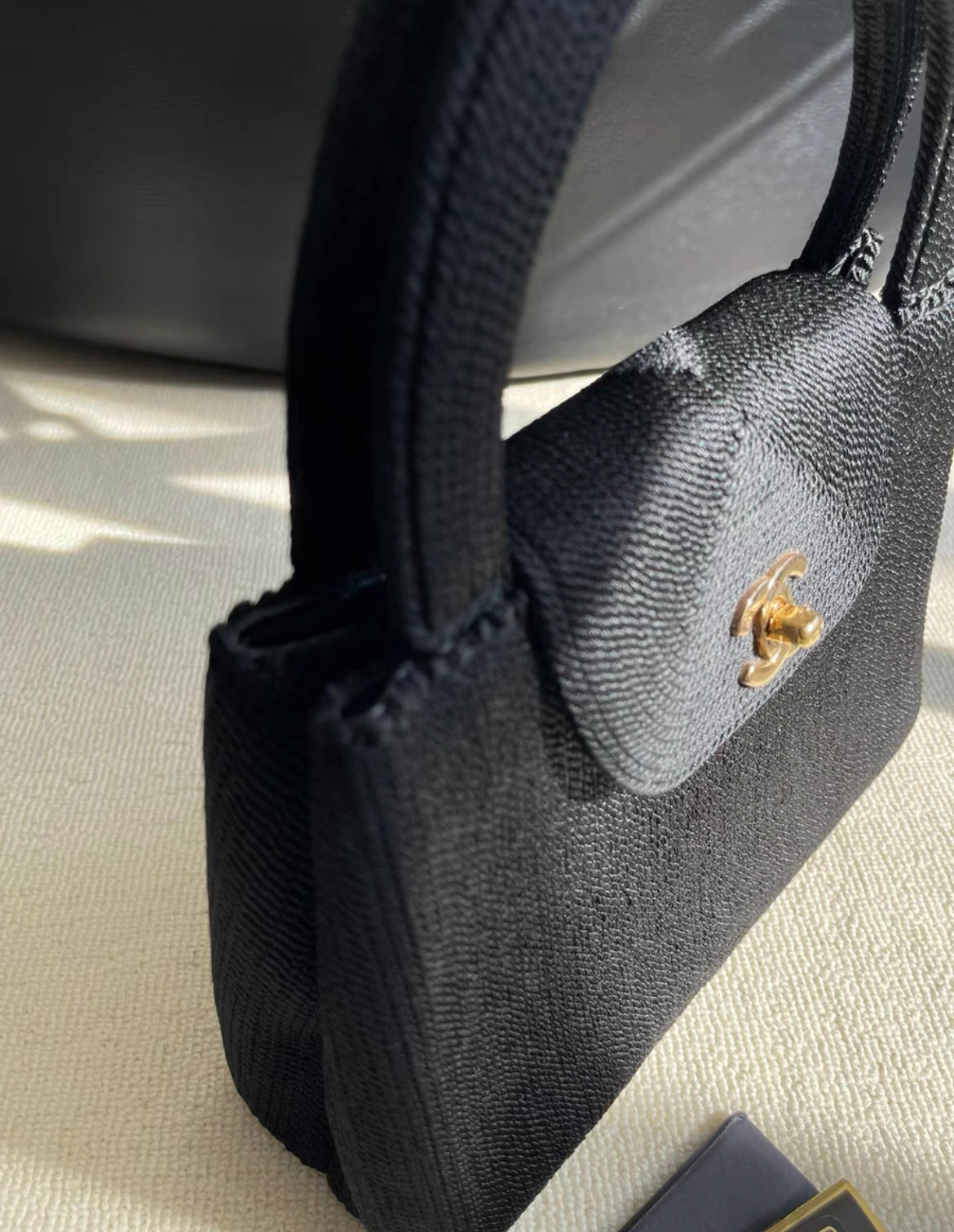 Chanel Kelly Lambskin Gold Shoulder Bag