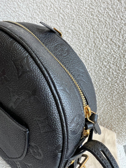 Louis Vuitton Boite Chapeau Souple MM Black Empreinte (RRP £2590)