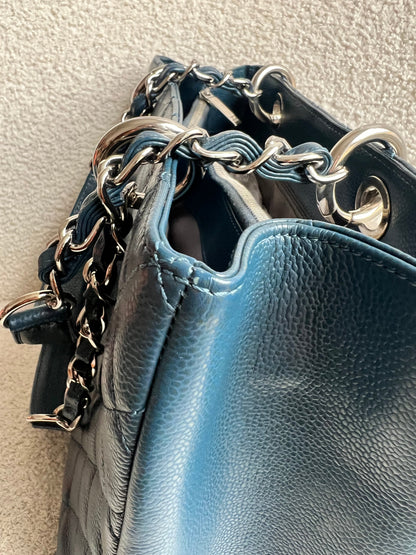 Chanel Dark Blue Blue Caviar Grand Shopper Tote (GST)