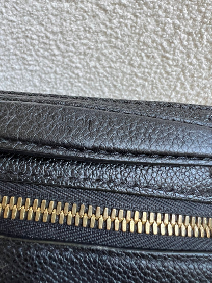Louis Vuitton Saintonge Black Empreinte