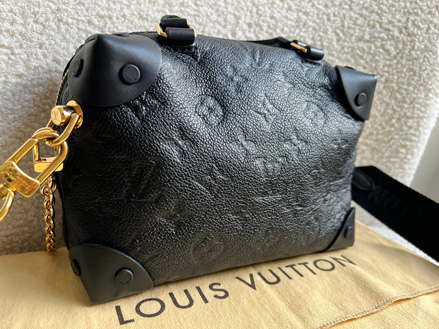 Louis Vuitton Black Empreinte Petite Malle Souple Bag (RRP £2420)