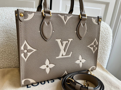 Louis Vuitton On the Go Bicolour PM Empreinte (RRP £2,520)