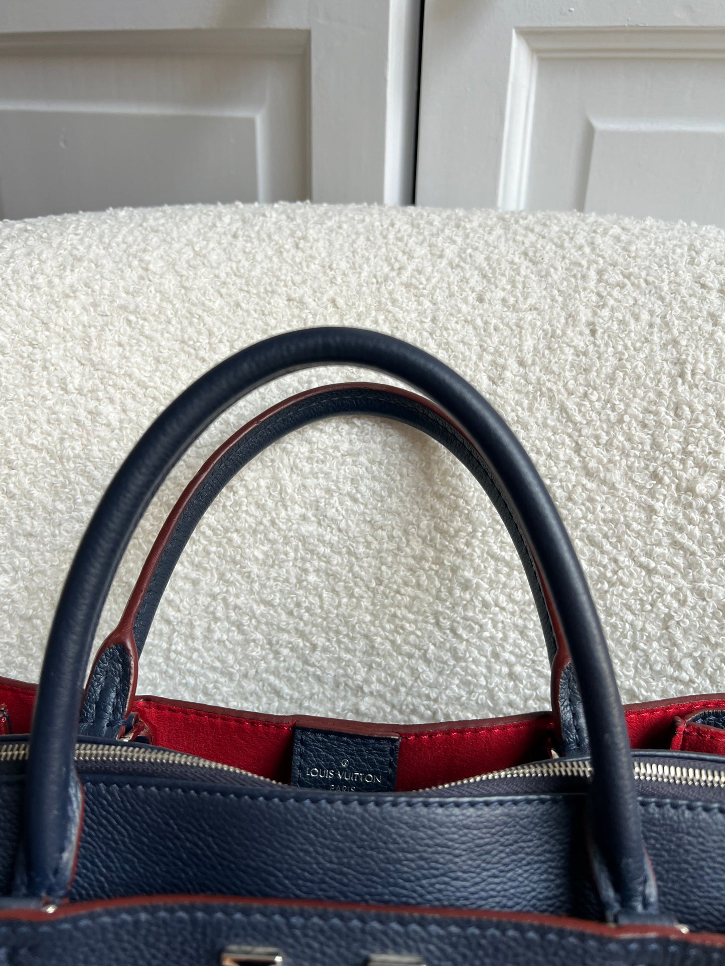 Louis Vuitton Lockmeto Bag in Marine Rouge