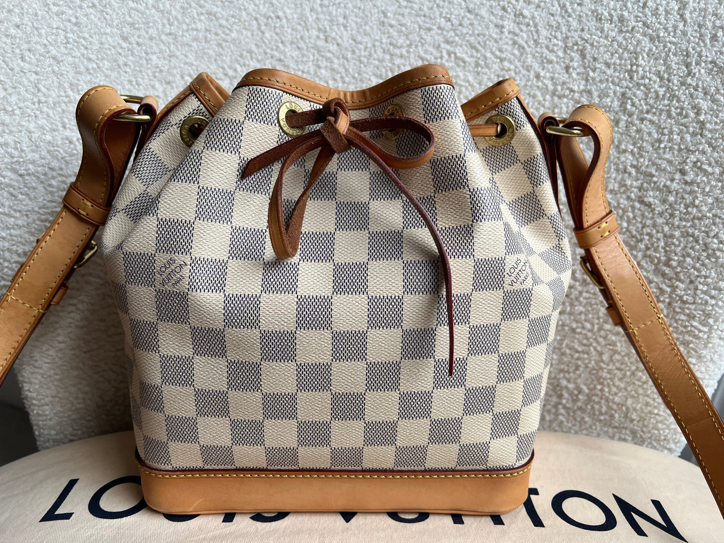 Louis Vuitton Petit Noe Bucket Bag Damier Azur (RRP £1,490)
