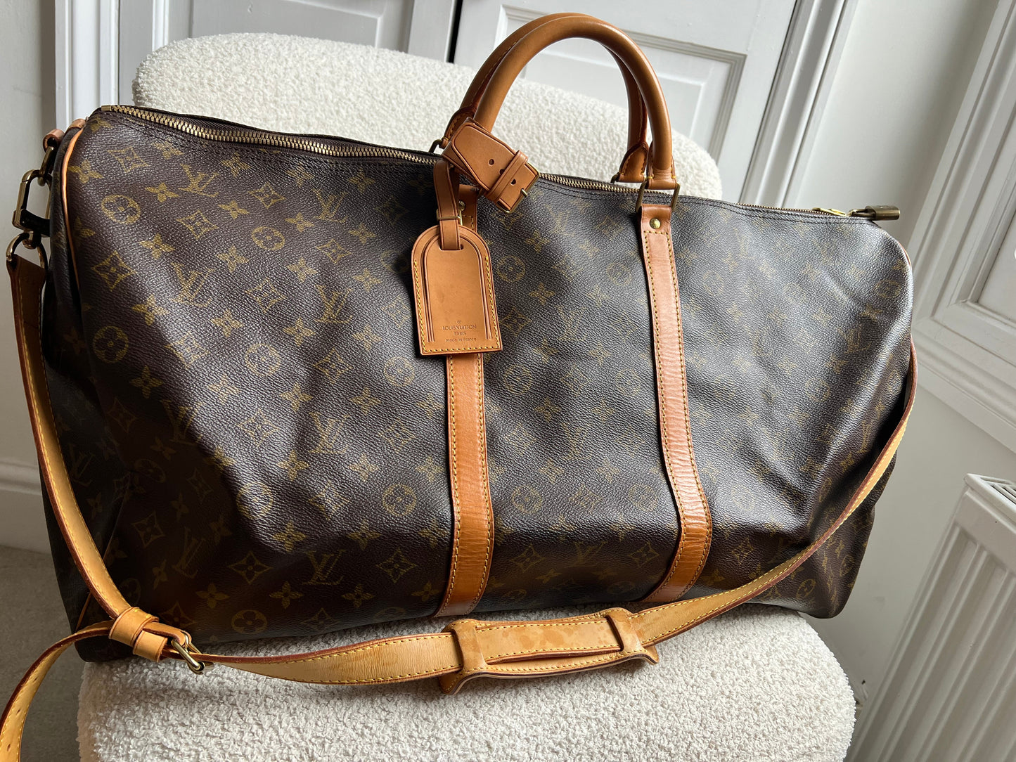 Louis Vuitton Vintage Keepall Bandouliere 60