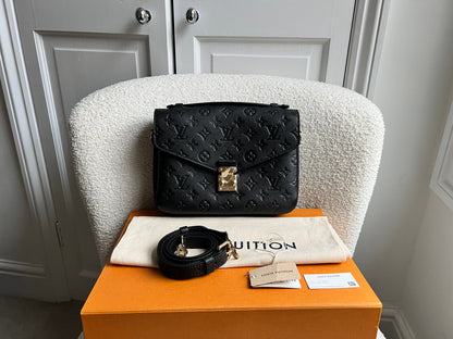 Louis Vuitton Pochette Metis Black Empreinte (RRP £2,200)