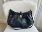 Louis Vuitton Black Monogram Mahina Leather Shoulder Bag