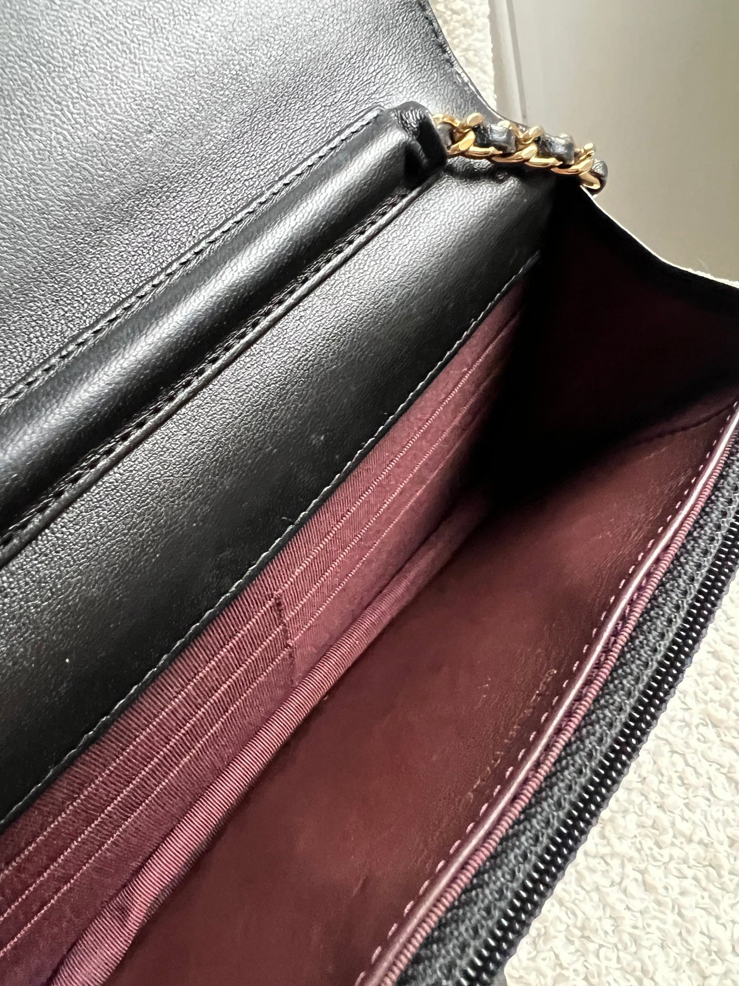 Chanel Wallet on Chain in Black Lambskin Gold Hardware (RRP £2,930)