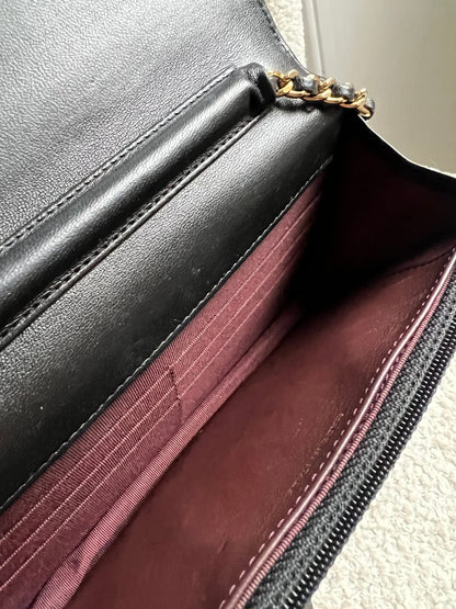 Chanel Wallet on Chain in Black Lambskin Gold Hardware (RRP £2,930)
