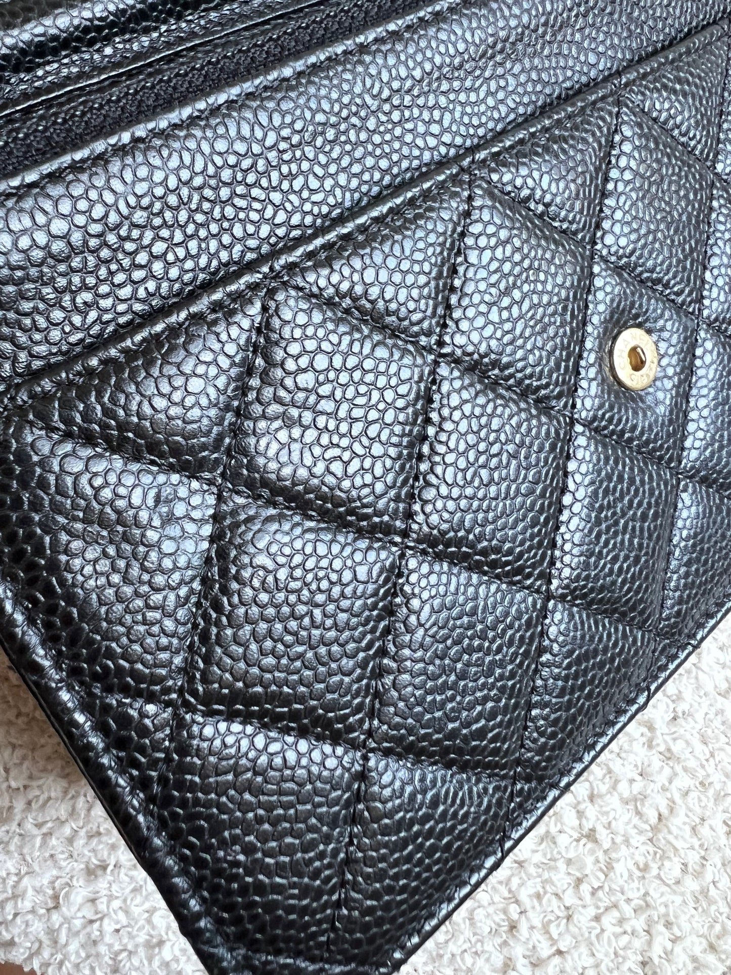 Chanel Black Caviar Wallet on Chain (RRP £2,930)