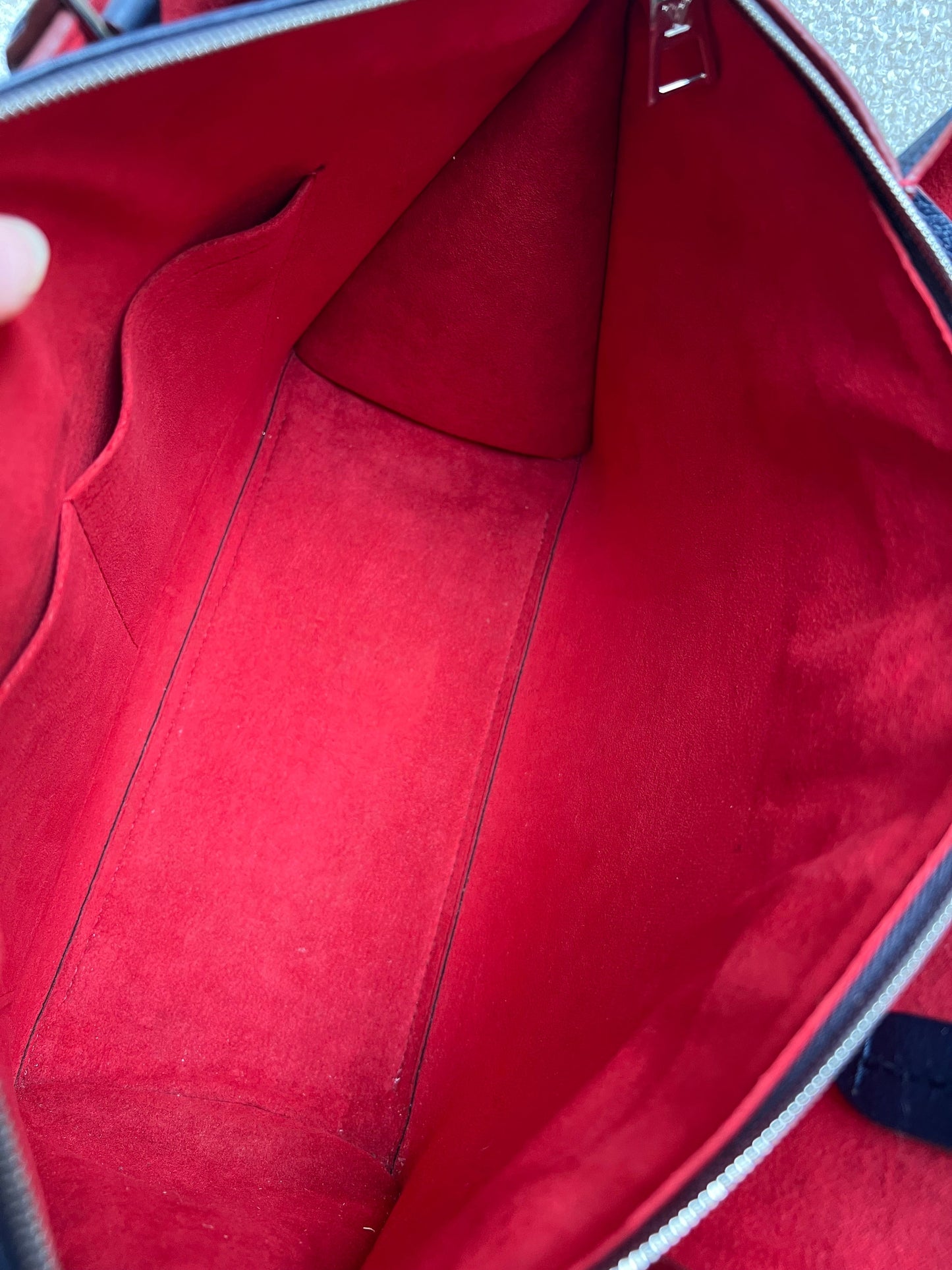 Louis Vuitton Lockmeto Bag in Marine Rouge