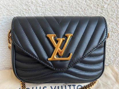 Louis Vuitton Black New Wave Multi Pochette (RRP £2070)