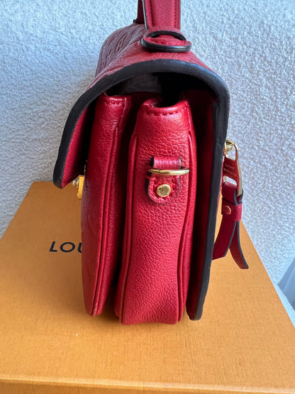 Louis Vuitton Pochette Metis Red Empreinte (RRP £2,130)