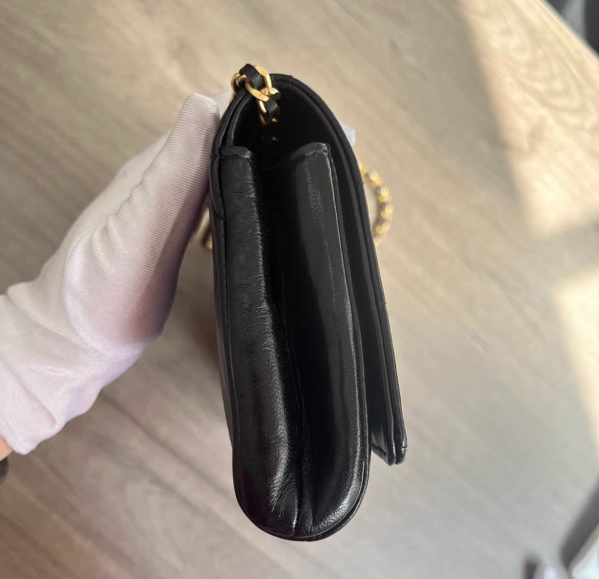 Chanel Cc Eagle Embellished Clutch