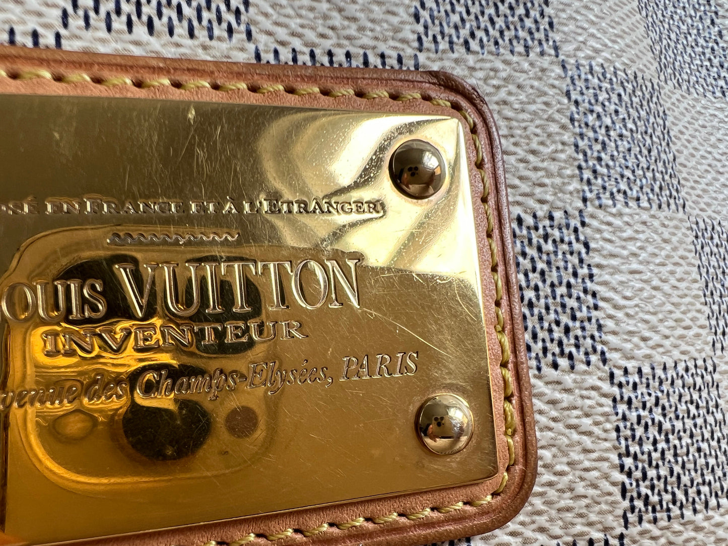 Louis Vuitton Eva Clutch Damier Azur