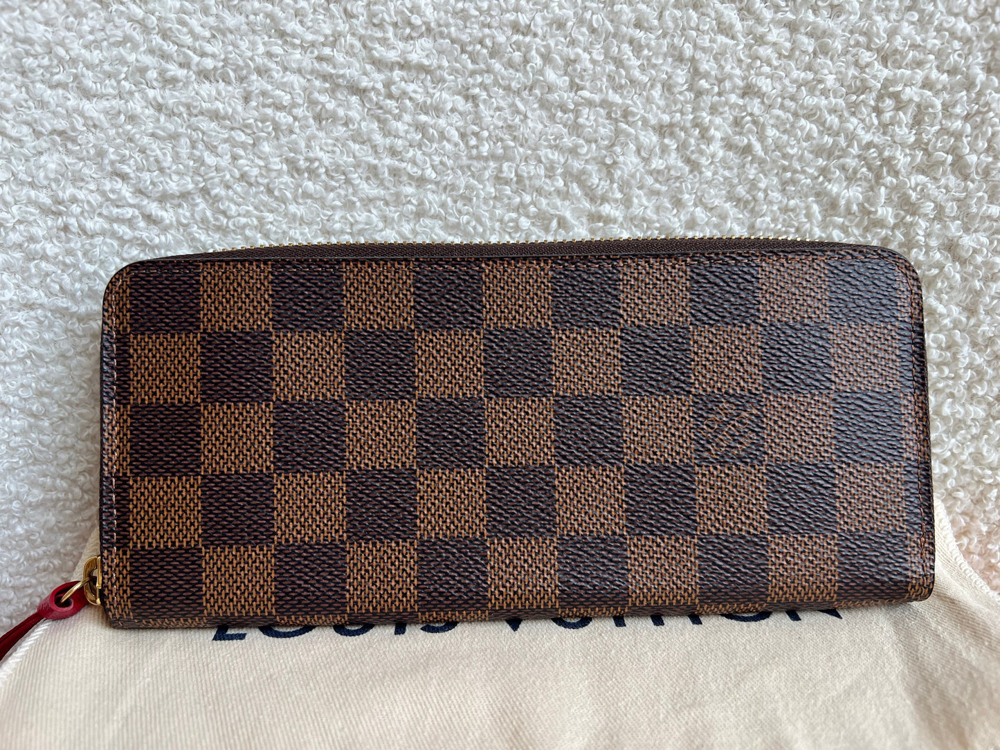 Louis Vuitton Clemence Wallet in Damier Ebene (RRP £450)