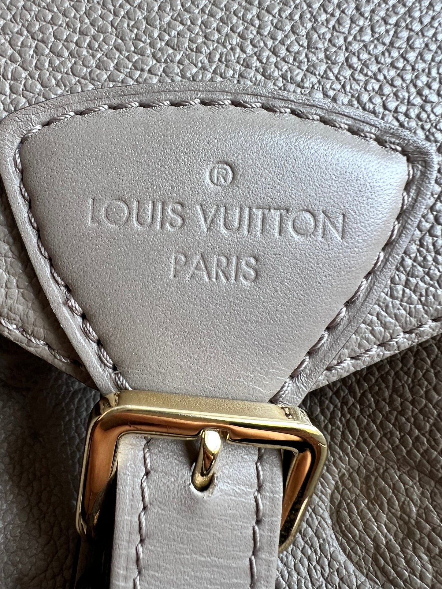Louis Vuitton Tourterelle Montsouris Backpack Empreinte (RRP £2170)