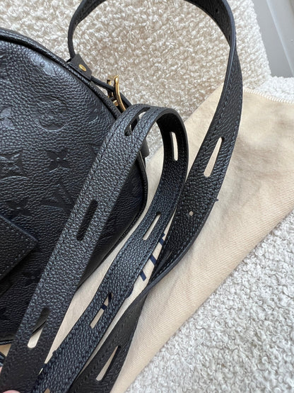 Louis Vuitton Boite Chapeau Souple MM Black Empreinte (RRP £2590)