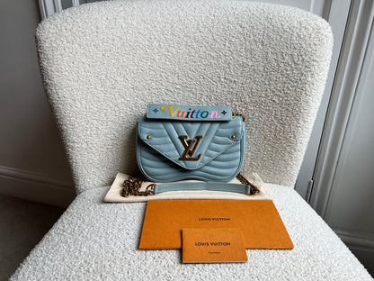 Louis Vuitton New Wave PM Bag in Light Blue