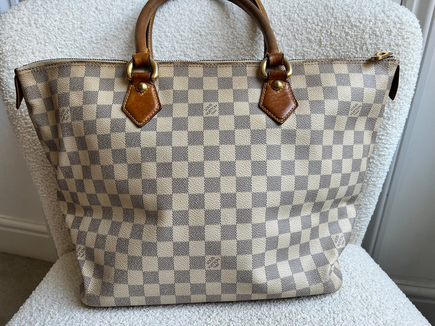 Louis Vuitton Saleya MM Tote Damier Azur