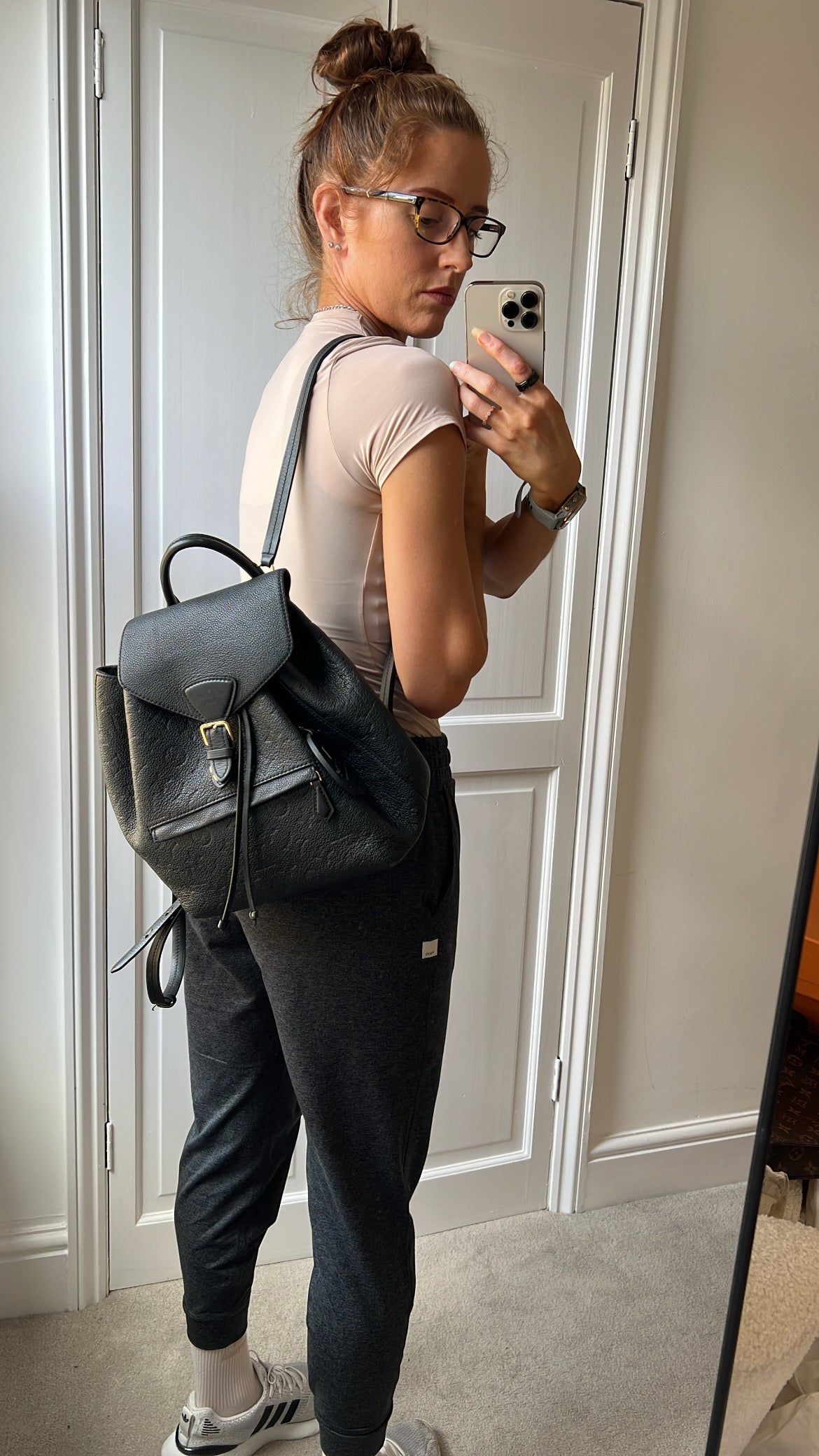 Louis Vuitton Montsouris Backpack Black Empreinte (RRP £2170)