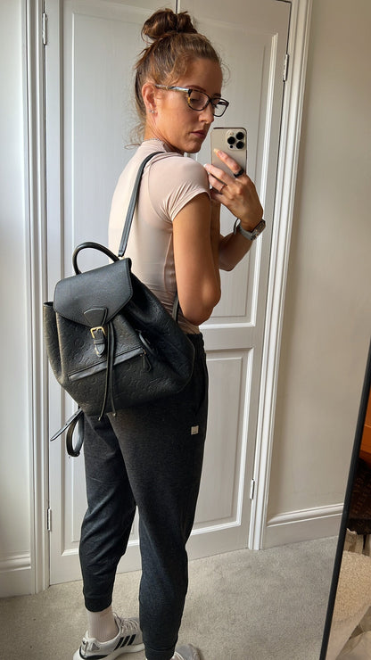Louis Vuitton Montsouris Backpack Black Empreinte (RRP £2170)