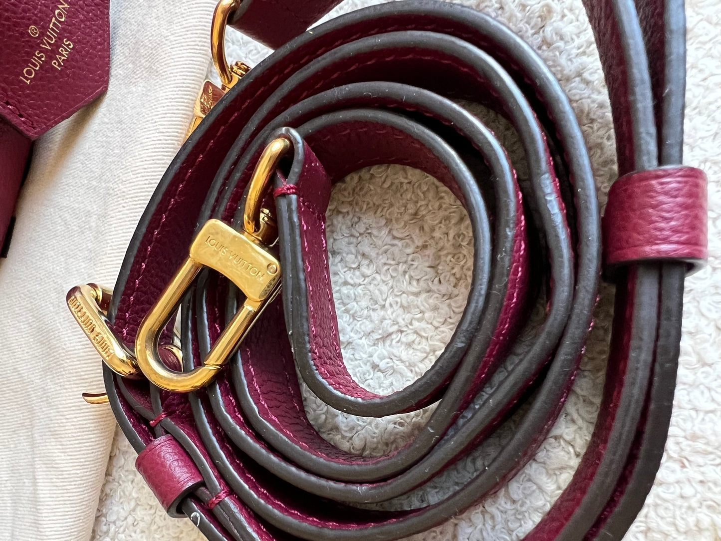 Louis Vuitton Speedy 25 Raisin Empreinte (RRP £1,840)