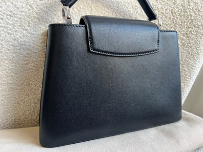 Louis Vuitton Capucines BB in Black with Crystal Flowers (RRP £5350)