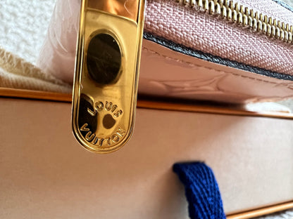 Louis Vuitton Zippy Coin Purse in Rose Ballerine Vernis Patent (RRP £420)