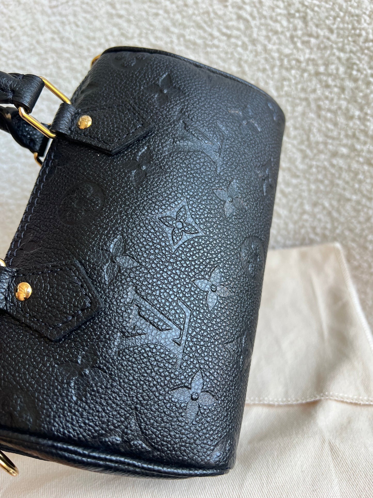 Louis Vuitton Speedy Nano Black Empreinte (RRP £1540)