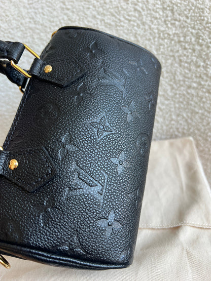 Louis Vuitton Speedy Nano Black Empreinte (RRP £1540)