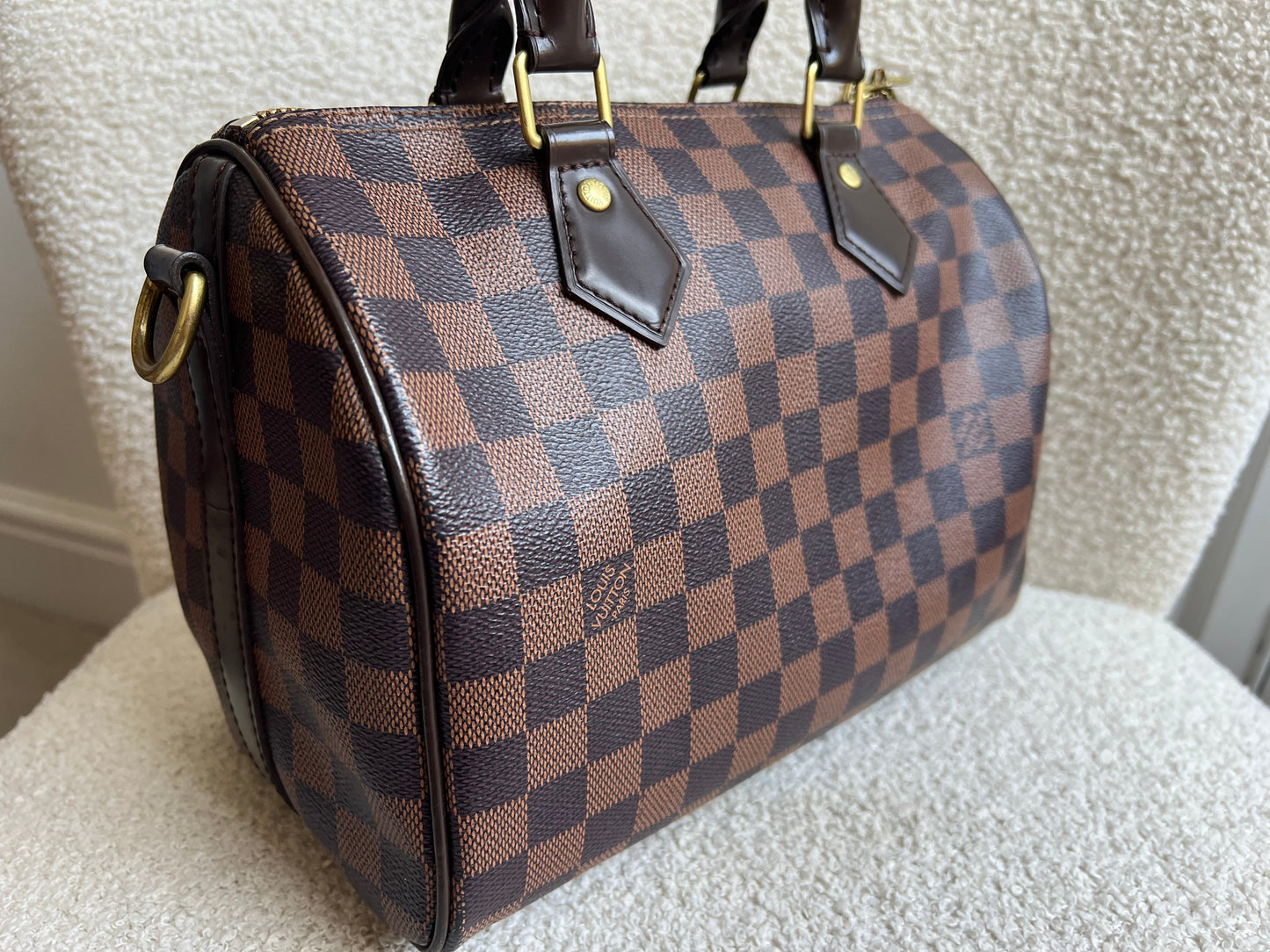 Louis Vuitton Speedy 25 Bandouliere Damier Ebene (RRP £1,440)