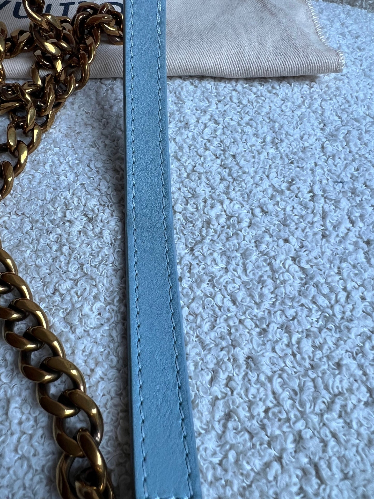 Louis Vuitton New Wave PM Bag in Light Blue