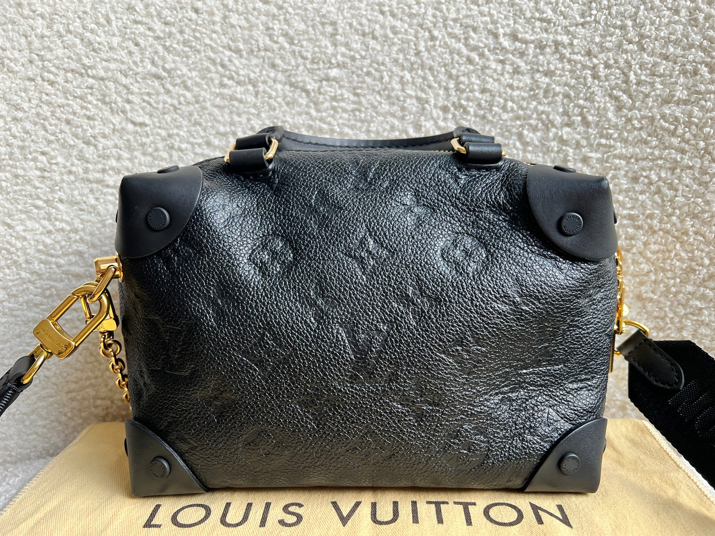 Louis Vuitton Black Empreinte Petite Malle Souple Bag (RRP £2420)