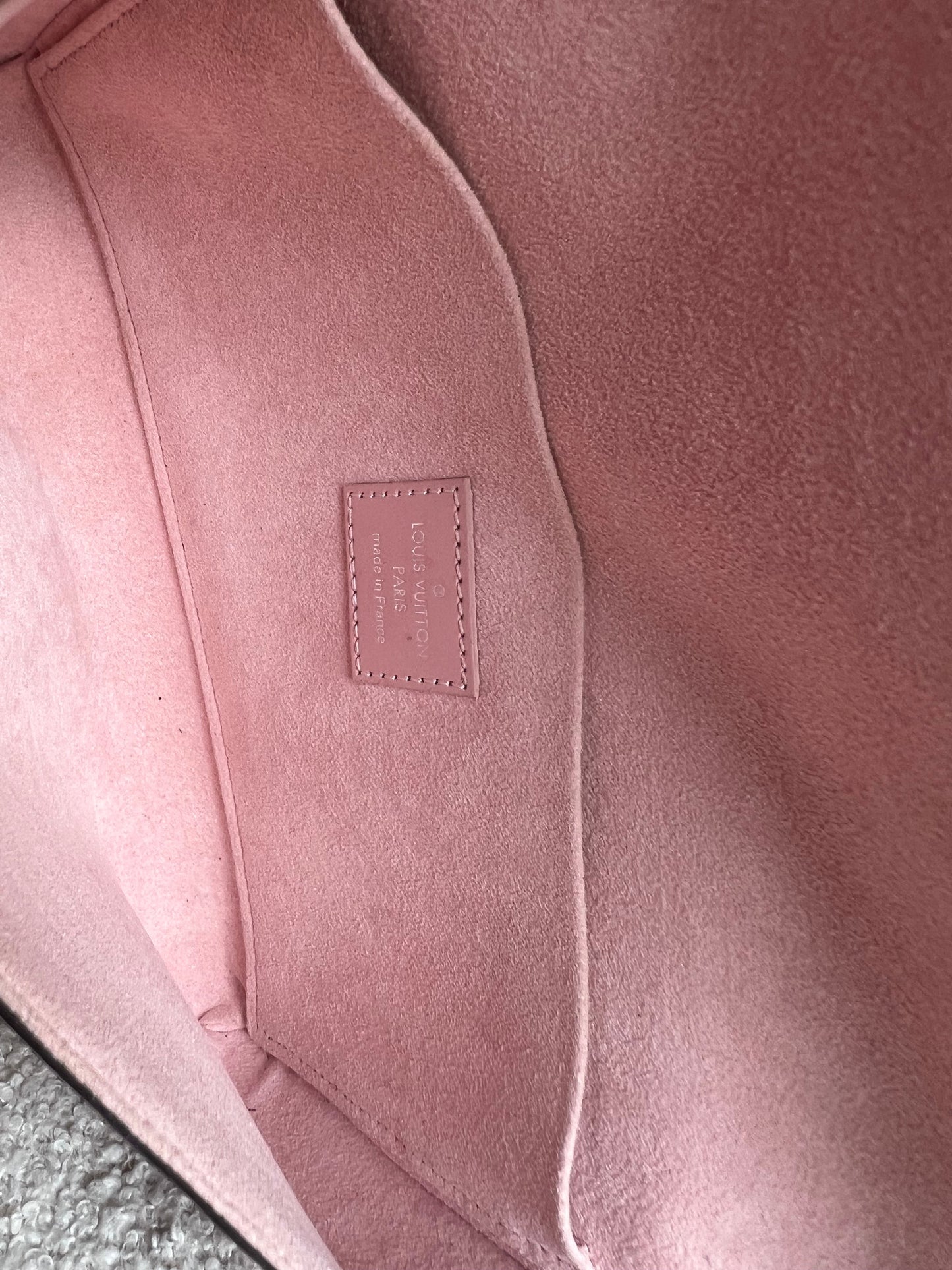 Louis Vuitton Felicie Pochette Rose Ballerine Epi (RRP £1160)