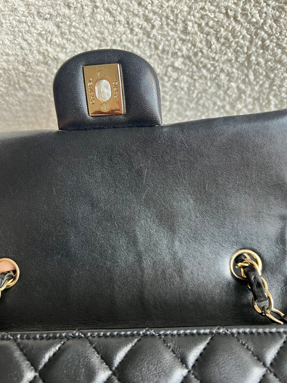 Chanel Mini Rectangular Classic Flap in Black Lambskin (RRP £4,390)